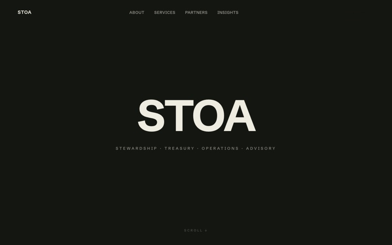 Stoa Finance professional services template